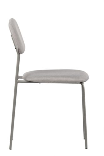 Uno skandináv stílusú kárpitozott szék - világos szürke