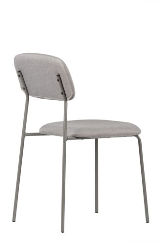 Uno skandináv stílusú kárpitozott szék - világos szürke