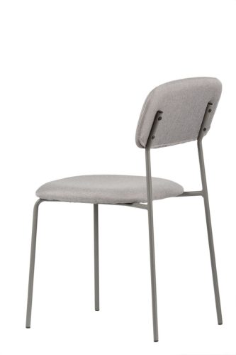 Uno skandináv stílusú kárpitozott szék - világos szürke