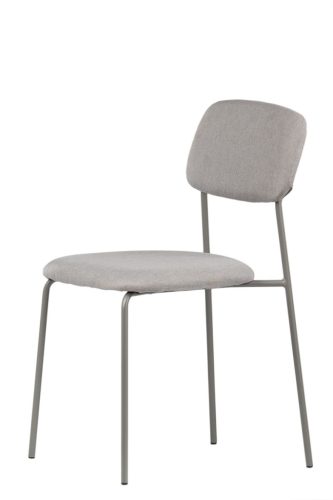 Uno skandináv stílusú kárpitozott szék - világos szürke