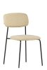 Uno skandináv stílusú kárpitozott szék - krémszínű