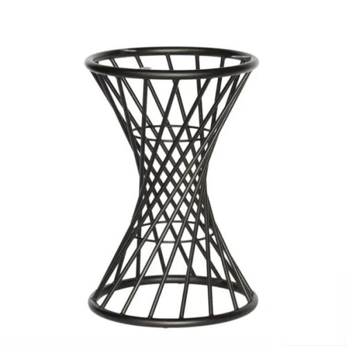 Loft kávézóasztal, kerek, áttört, 68 cm átmérőjű, lancelot tölgyfa