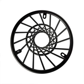 Fekete áttört galériaasztal láb 0399-ARP