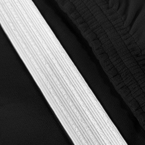 Univerzális bársony székhuzat, elasztikus, fekete