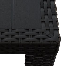 Riviera kerti asztal - rattan utánzat