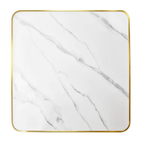 Arany ARP608 bárasztal 70x70cm fehér + 2 Glamour székszett