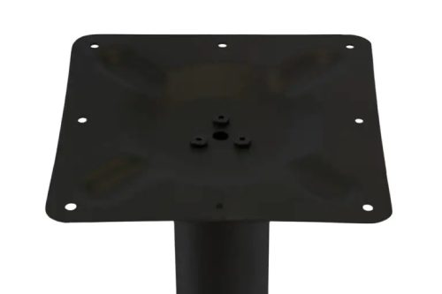 Asztalláb, fekete és arany színű, kerek lábbal ARP609