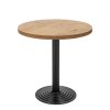 ARP0610 dohányzóasztal – kerek, 68 cm átmérőjű, lancelot tölgyfa