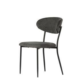 Fresco kárpitozott konyhaszék - sötétszürke