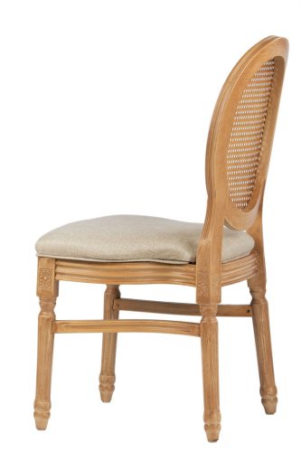 Louis Provencal bankett szék - sötét natúr szín