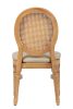 Louis Provencal bankett szék - sötét natúr szín