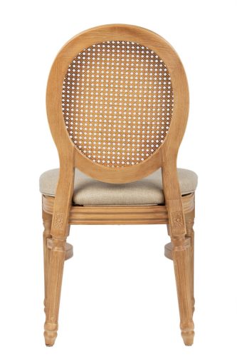 Louis Provencal bankett szék - sötét natúr szín