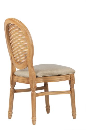 Louis Provencal bankett szék - sötét natúr szín