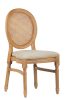 Louis Provencal bankett szék - sötét natúr szín
