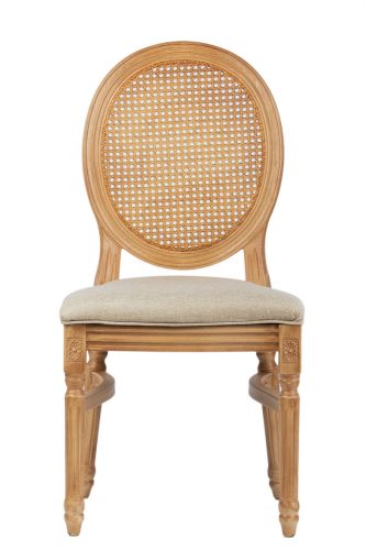 Louis Provencal bankett szék - sötét natúr szín