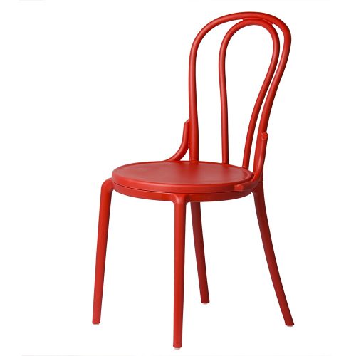 Klasszikus Vintage konyhai szék – piros