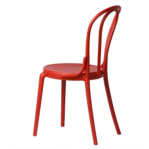 Klasszikus Vintage konyhai szék – piros