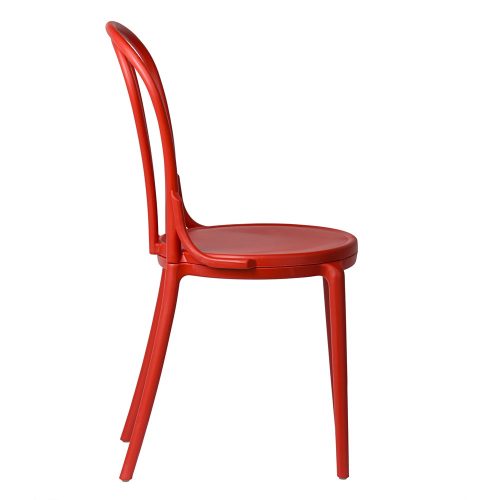 Klasszikus Vintage konyhai szék – piros