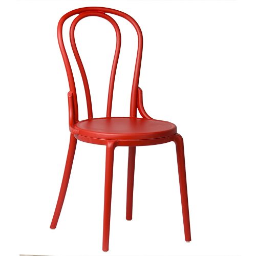 Klasszikus Vintage konyhai szék – piros