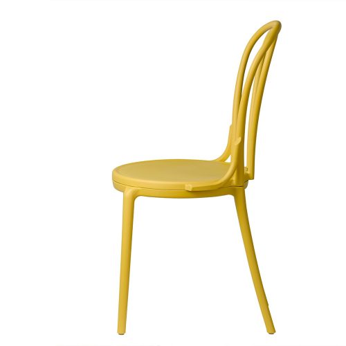 Klasszikus Vintage konyhai szék – sárga