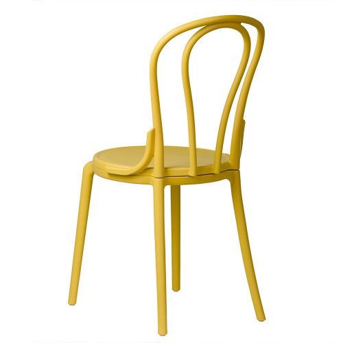 Klasszikus Vintage konyhai szék – sárga