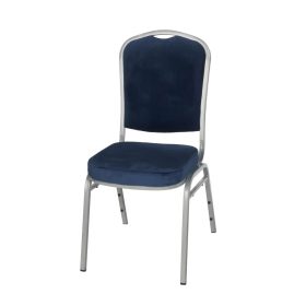   Kárpitozott bankett konferenciaszék 20x20x1.0cm - kék bársony
