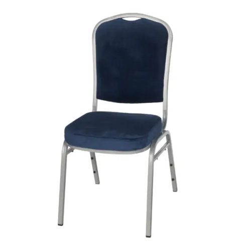 Kárpitozott bankett konferenciaszék 20x20x1.0cm - kék bársony