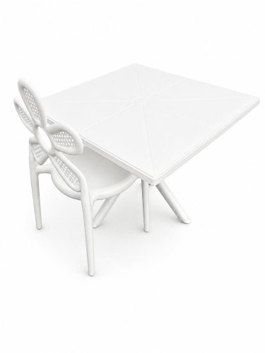 Solo Mini gyermekasztal 60x60 cm – fehér