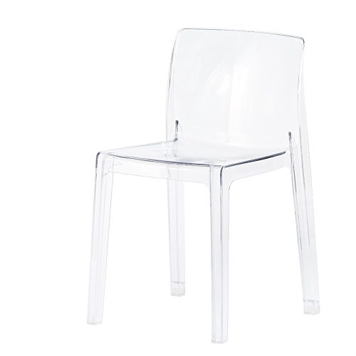 REST átlátszó konferenciaszék irodába – modern, PET műanyag, könnyen tisztítható