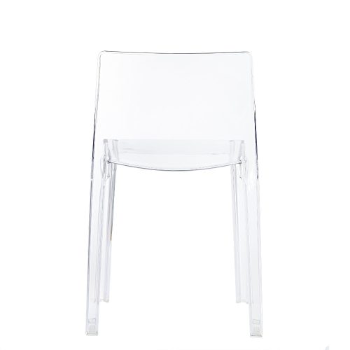 REST átlátszó konferenciaszék irodába – modern, PET műanyag, könnyen tisztítható