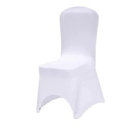 Fehér bankett székhuzat varrással