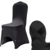 Fekete bankett székhuzat varrással