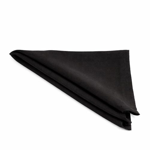 50×50 cm-es fekete pamut bankettszalvéta