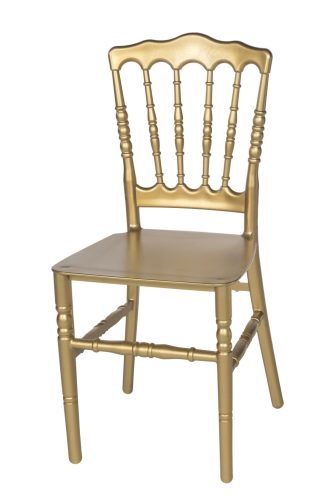 NAPOLEON bankett/esküvői szék PP-arany