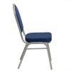 Luxus bankett szék 25x25x1.2 kék sima