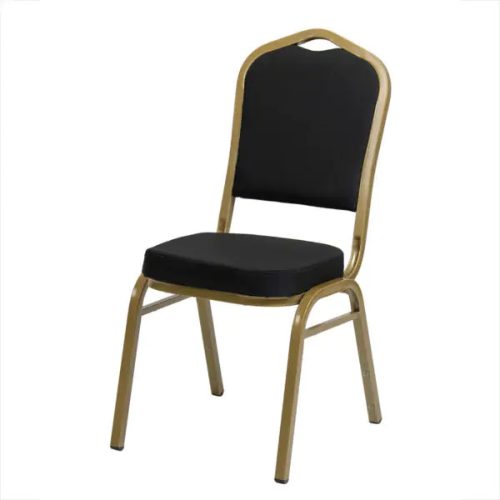 Rome bankett szék 25x25x1,2cm fekete sima