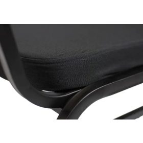 Luxus Sötét bankett szék 25x25x1.2 fekete sima