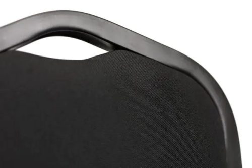 Luxus Sötét bankett szék 25x25x1.2 fekete sima