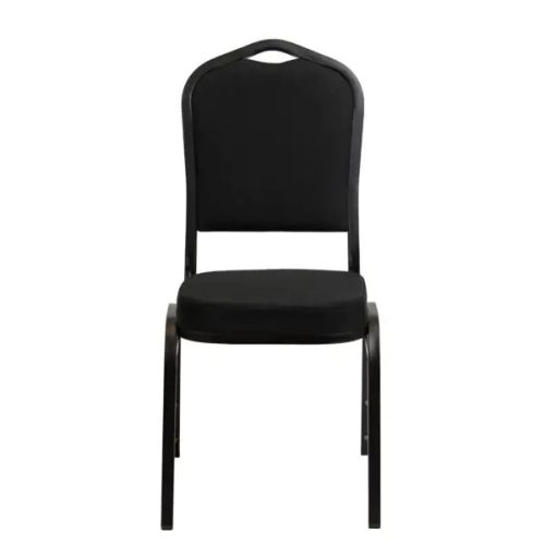 Luxus Sötét bankett szék 25x25x1.2 fekete sima