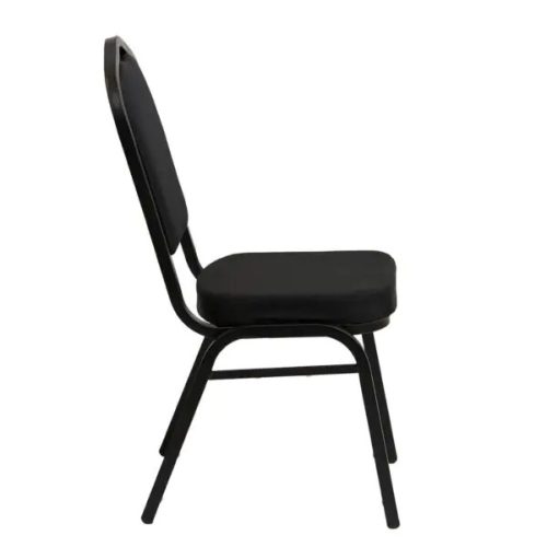 Luxus Sötét bankett szék 25x25x1.2 fekete sima