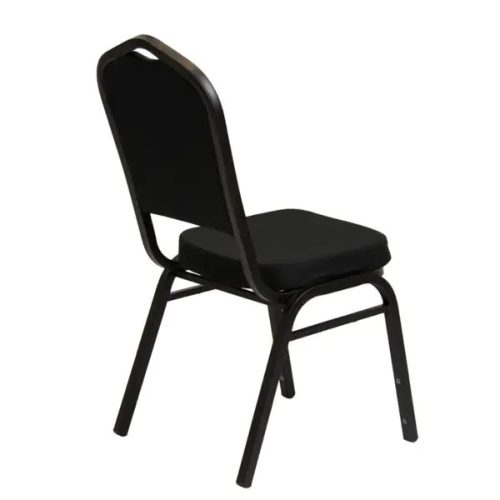 Luxus Sötét bankett szék 25x25x1.2 fekete sima