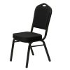 Luxus Sötét bankett szék 25x25x1.2 fekete sima