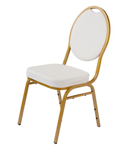 Wenecja bankett szék, fehér