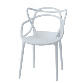 Osztott modern szék – fehér