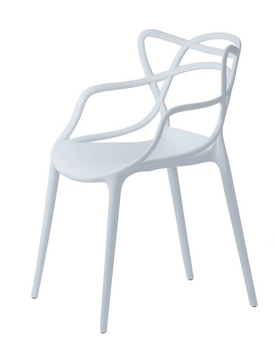 Osztott modern szék – fehér