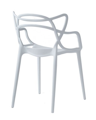Osztott modern szék – fehér