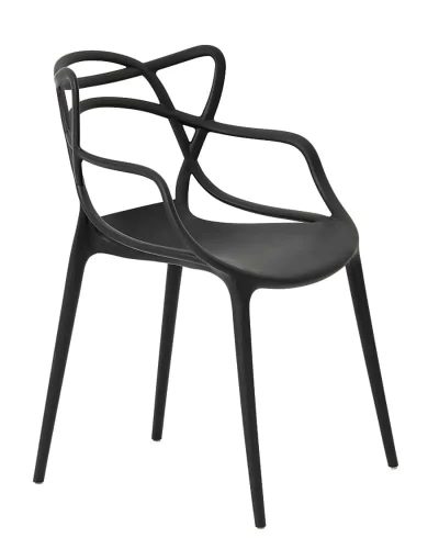 Modern Split szék - fekete szett x4