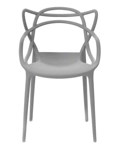 Osztott modern szék - szürke