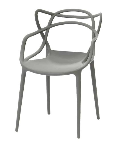 Osztott modern szék - szürke