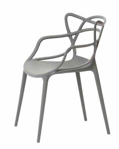 Osztott modern szék - szürke